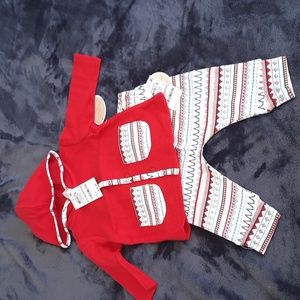 Hooded Fair Isle Jacket and matching joggers